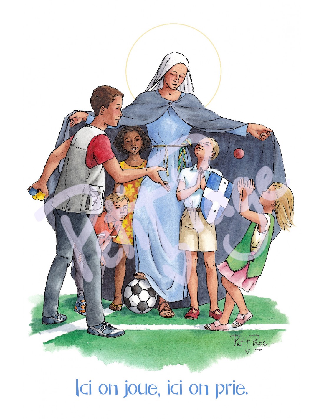 Image prière à Notre Dame des patronages