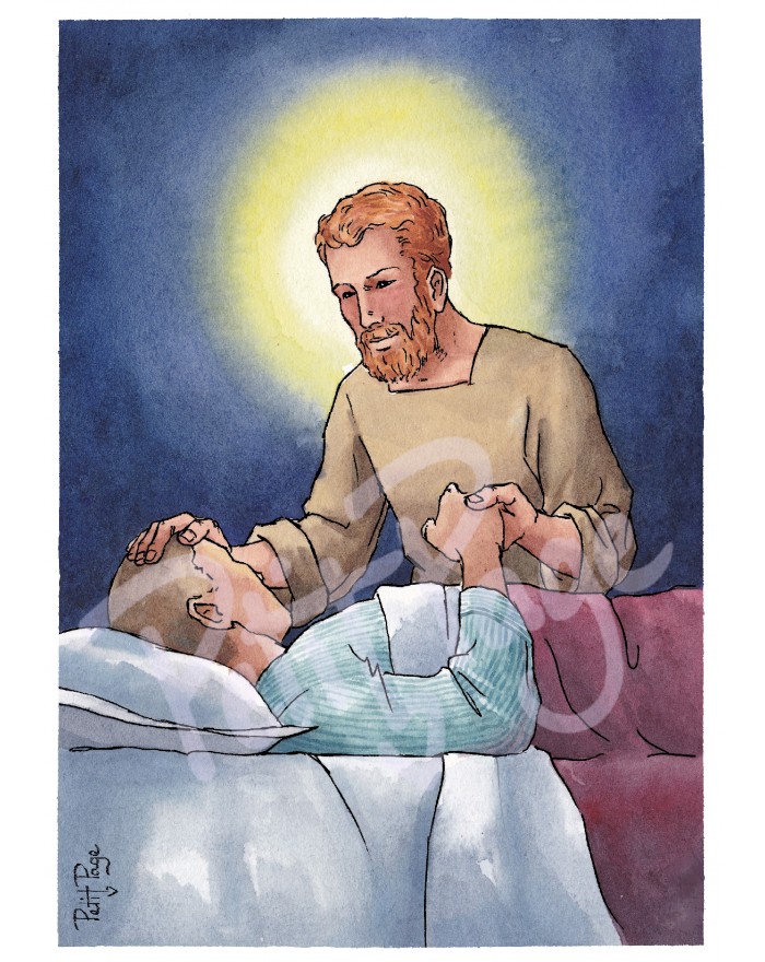 Joseph auprès des malades