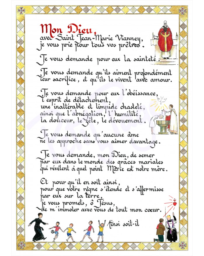 Prière pour les prêtres
