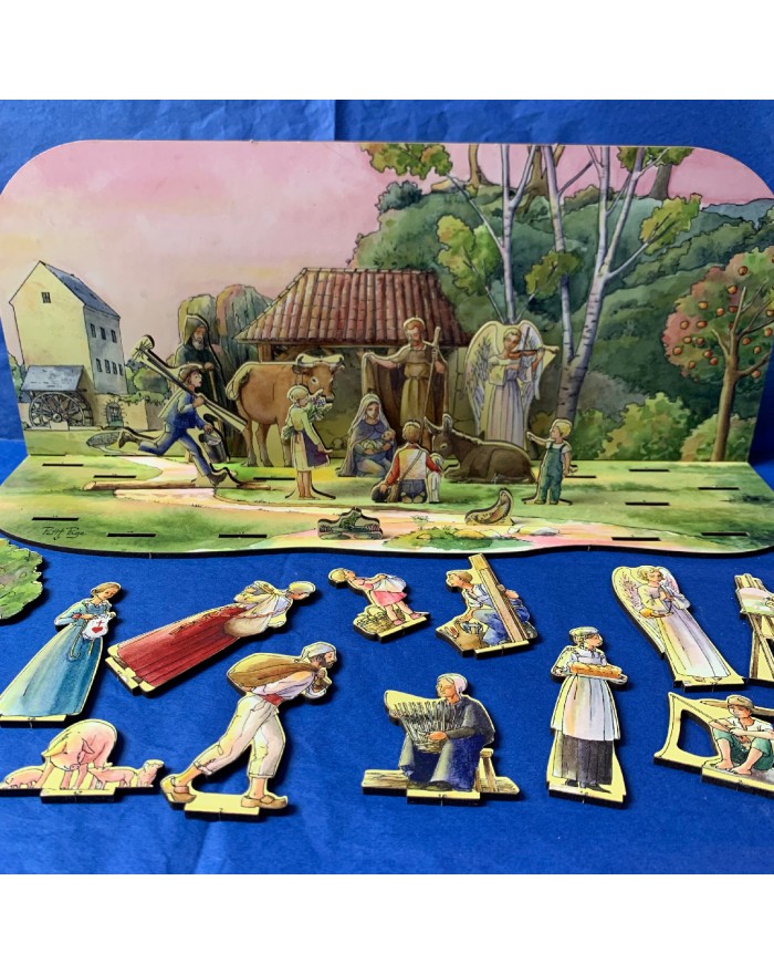 Calendrier de l'Avent en bois