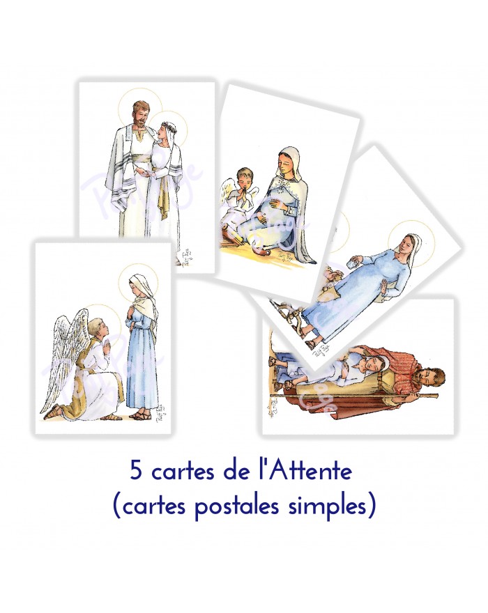 5 cartes de l'Attente (simple)