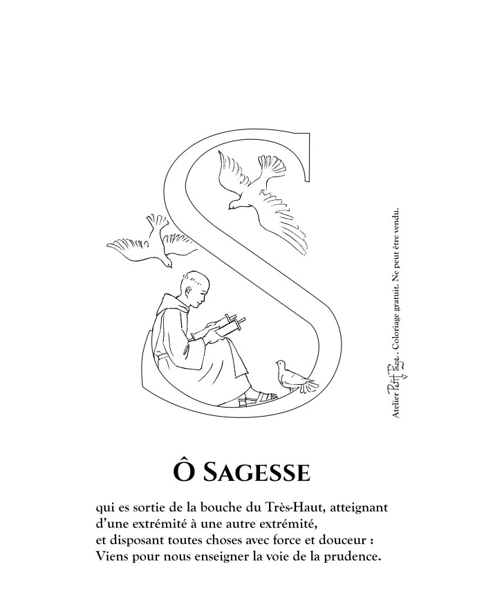 Ô Sagesse - coloriage...