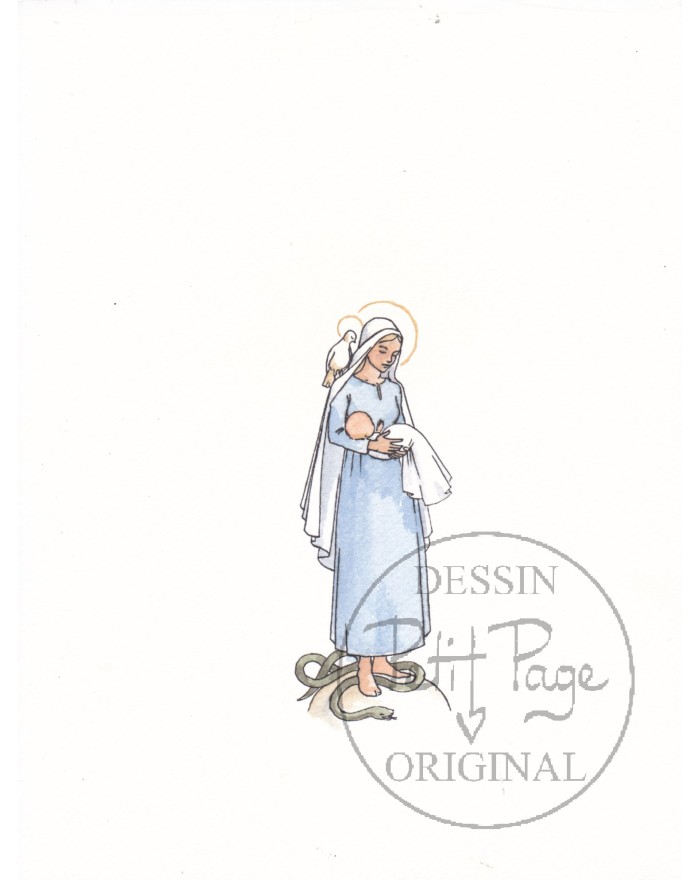 Vierge à l'enfant - Baptême...